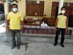 องค์การบริหารส่วนตำบลโคกยาง มอบถุงยังชีพแก่ประชาชนผู้ติดเชื้